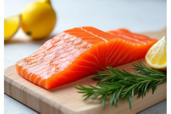 Somon proaspăt, bogat în Omega-3
